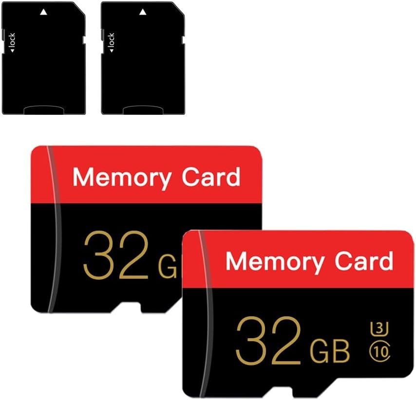 Paquete de 2 tarjetas de 32 GB, Micro adaptador, tarjeta de memoria TF de ultra.