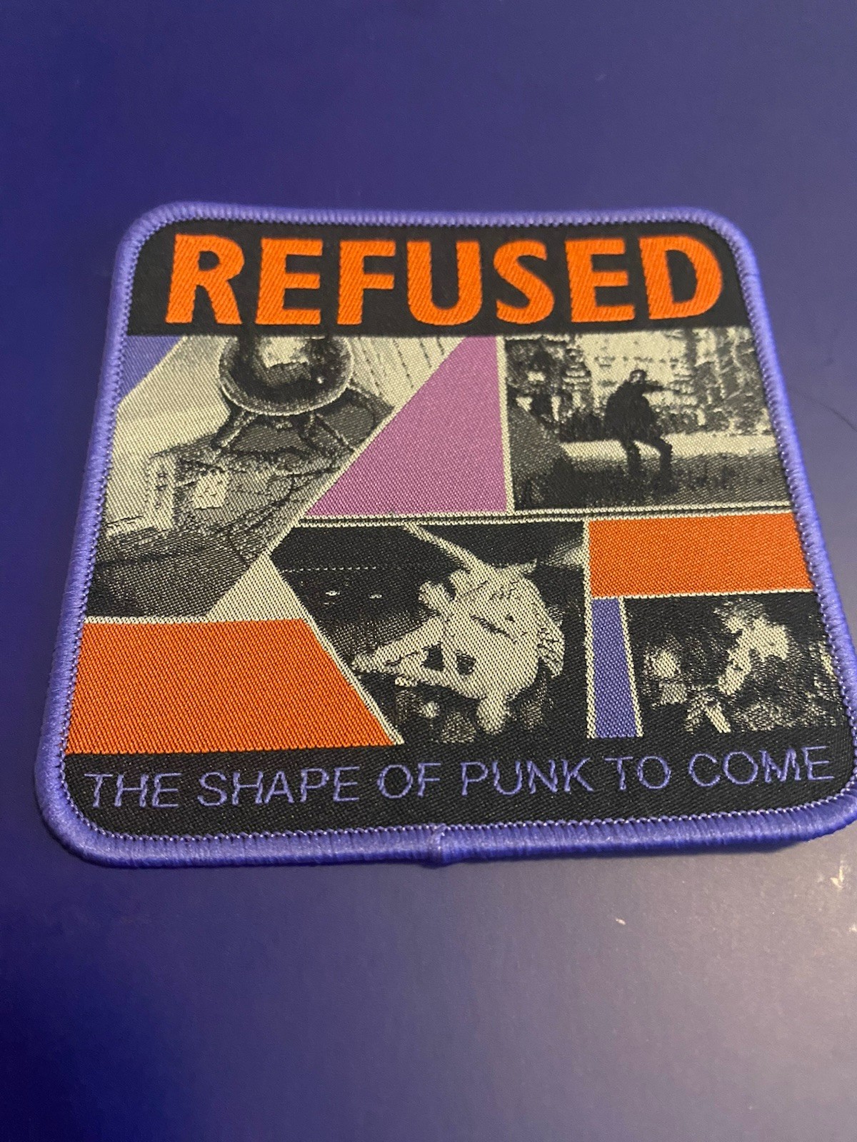2023 REFUSED Shape Of Punk To Come Woven Sew On Patch
