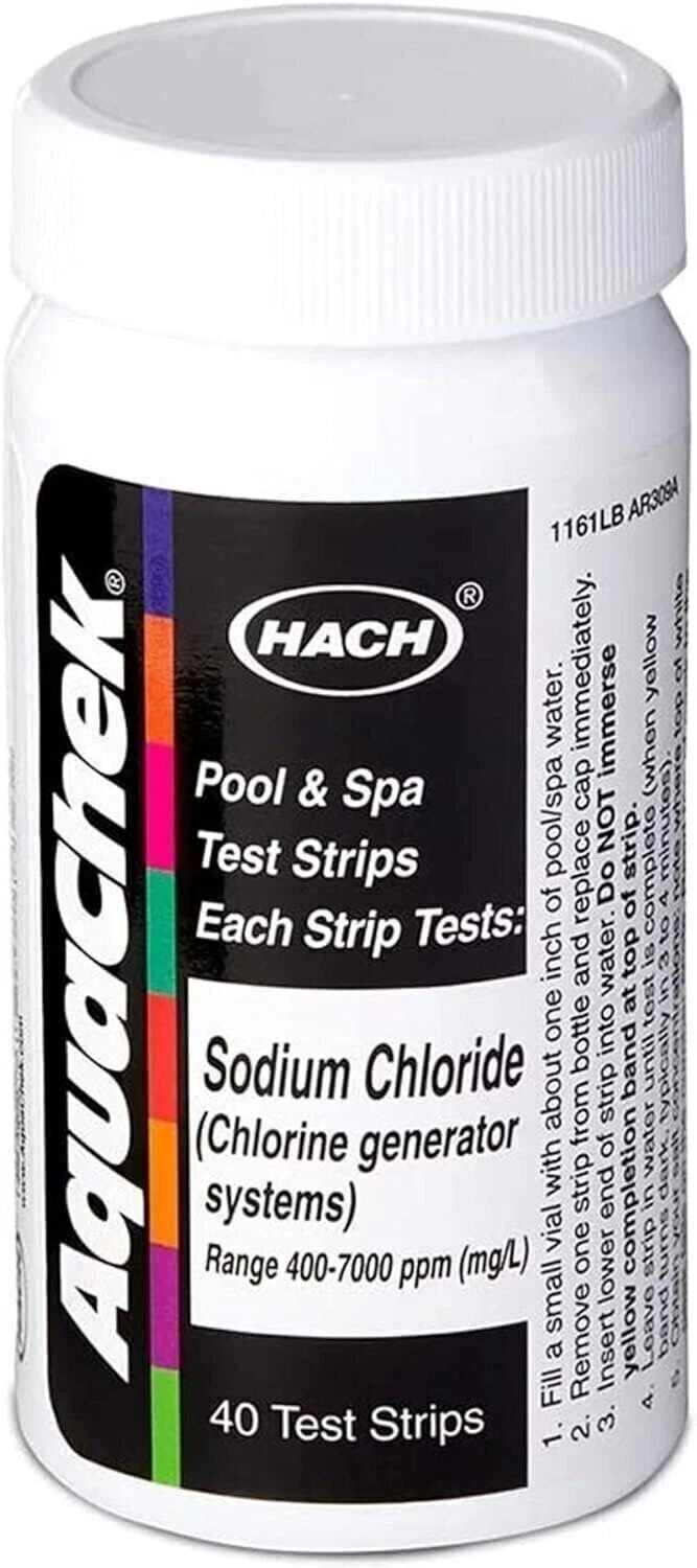 AQUACHEK White Swimming Pool Salt Test Strips 40 Count 561161