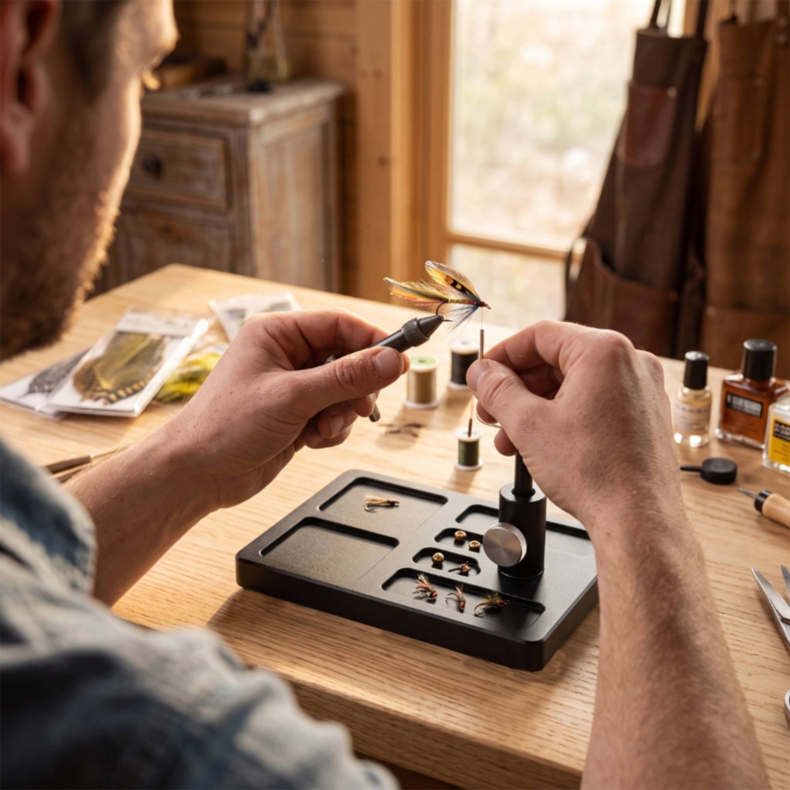 Fly Tying Vise Pedestal Base Fits Most Hardware Securing for Workshop