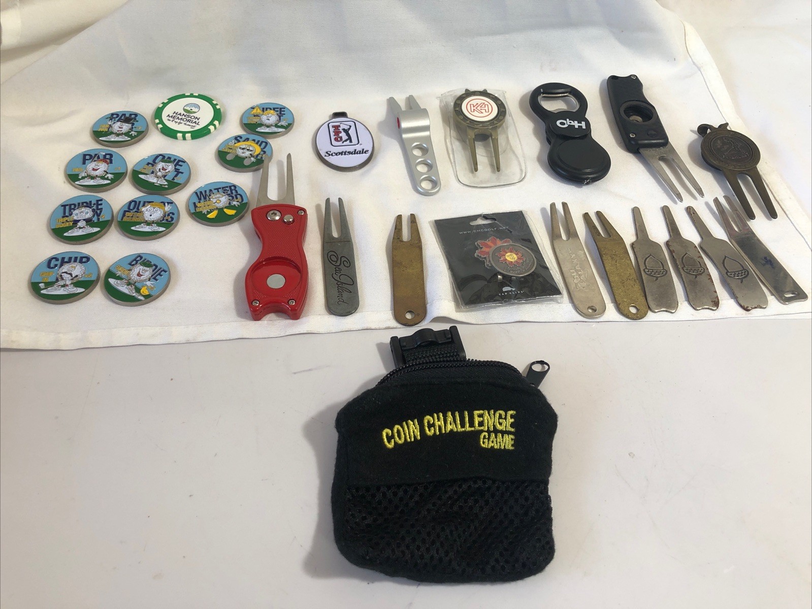 Lot Of Preowned Golf Divot Tool Plus Others See Photos
