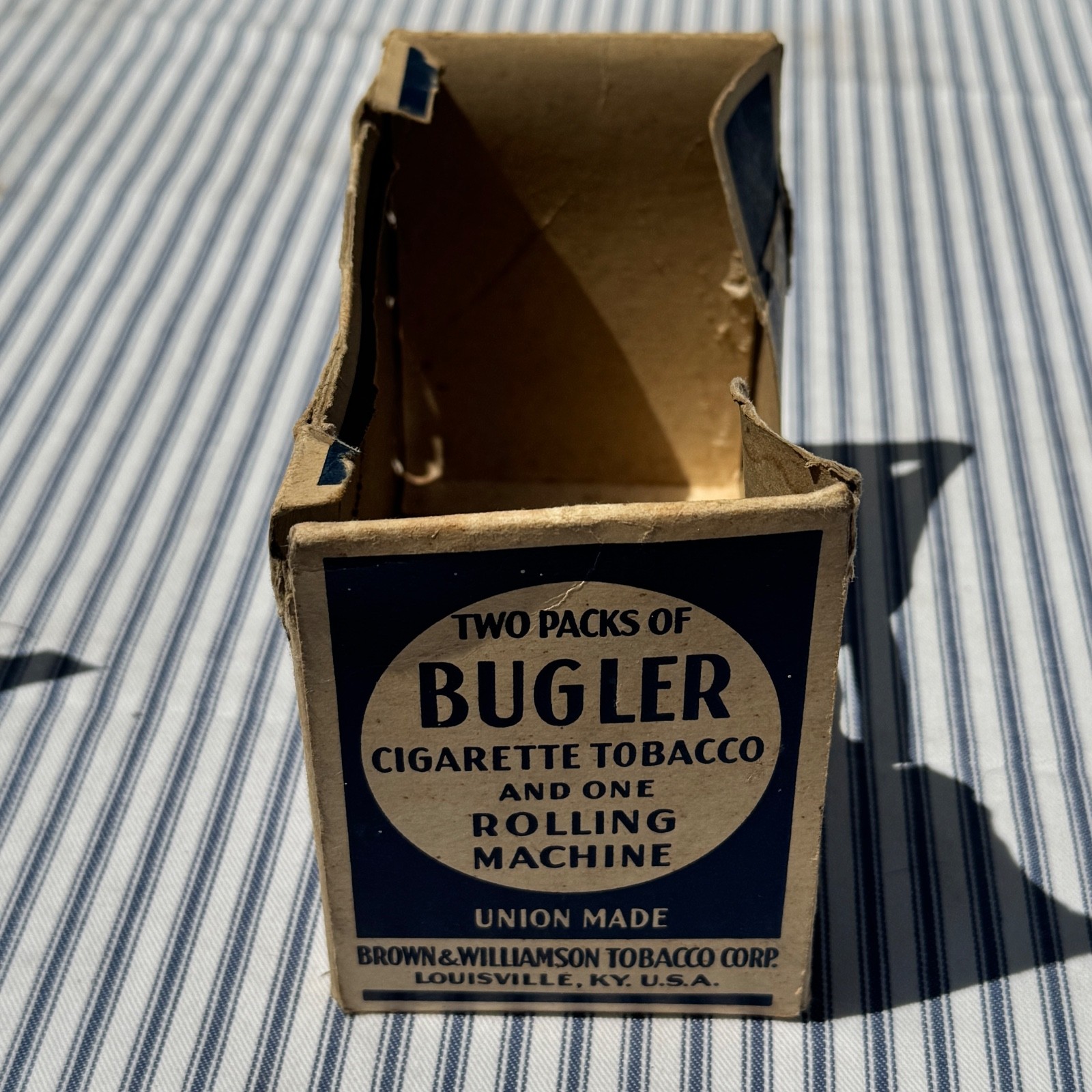 Vintage Bugler Cigarette Rolling Machine Bugler Thrift Kit With Original Box