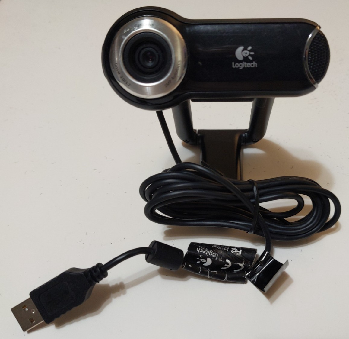 Logitech Webcam Pro 9000 for Business 960-000561 720p Carl Zeiss Autofocus Mic