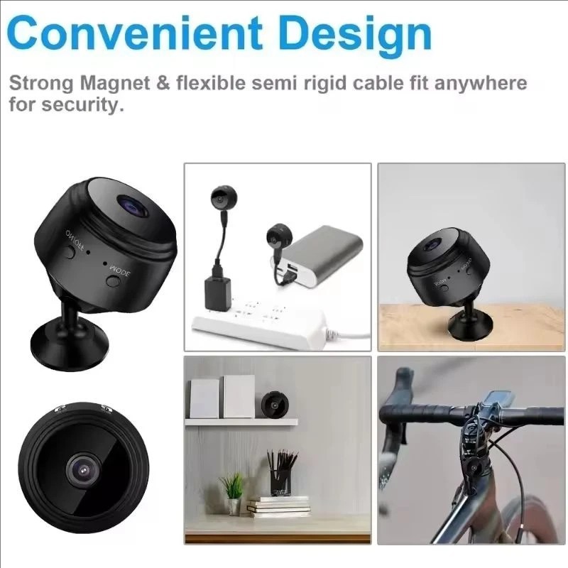Mini Wireless Record Camera WiFi IP Home Security DVR Night Vision HD USB 1080P