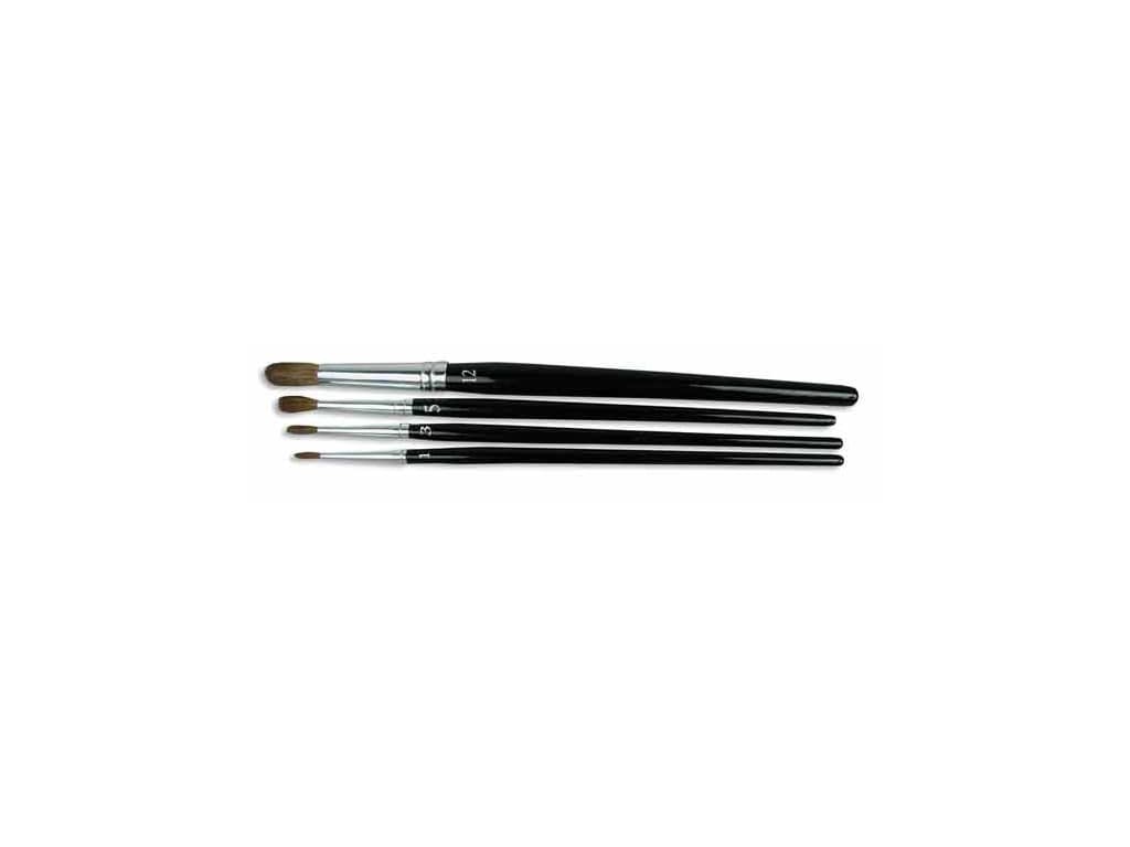 Gordon Brush 6020-06000 - Round Camel Hair Size 6 5/8 inch Trim 7-3/8 inch OAL