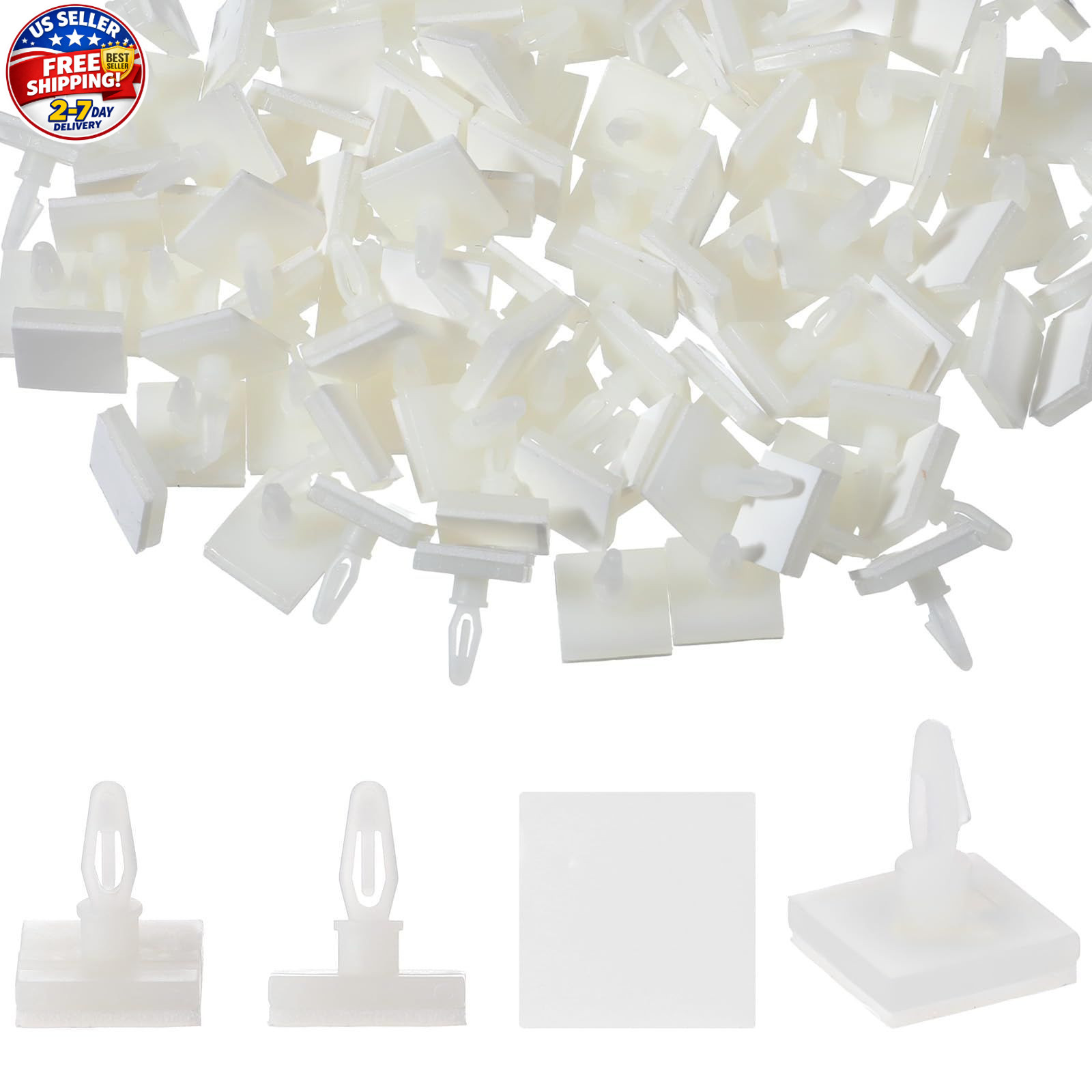 100 Pcs PCB Standoffs 0.25 Inch Supporting Height Adhesive Circuit Board Stan...