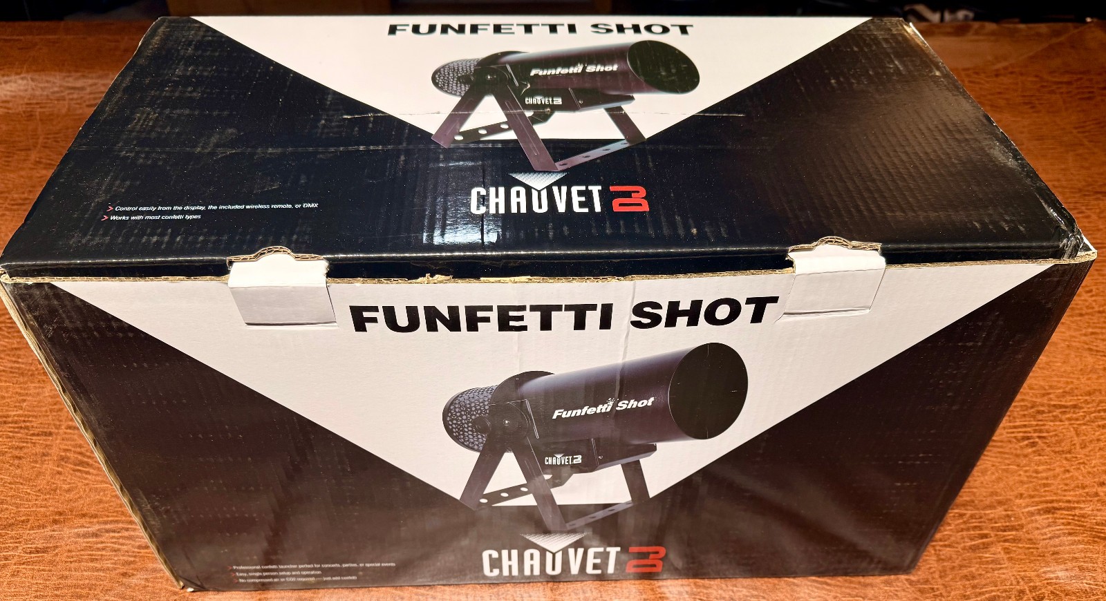 Chauvet DJ Funfetti Wireless Remote Control Party Confetti Launcher Cannon