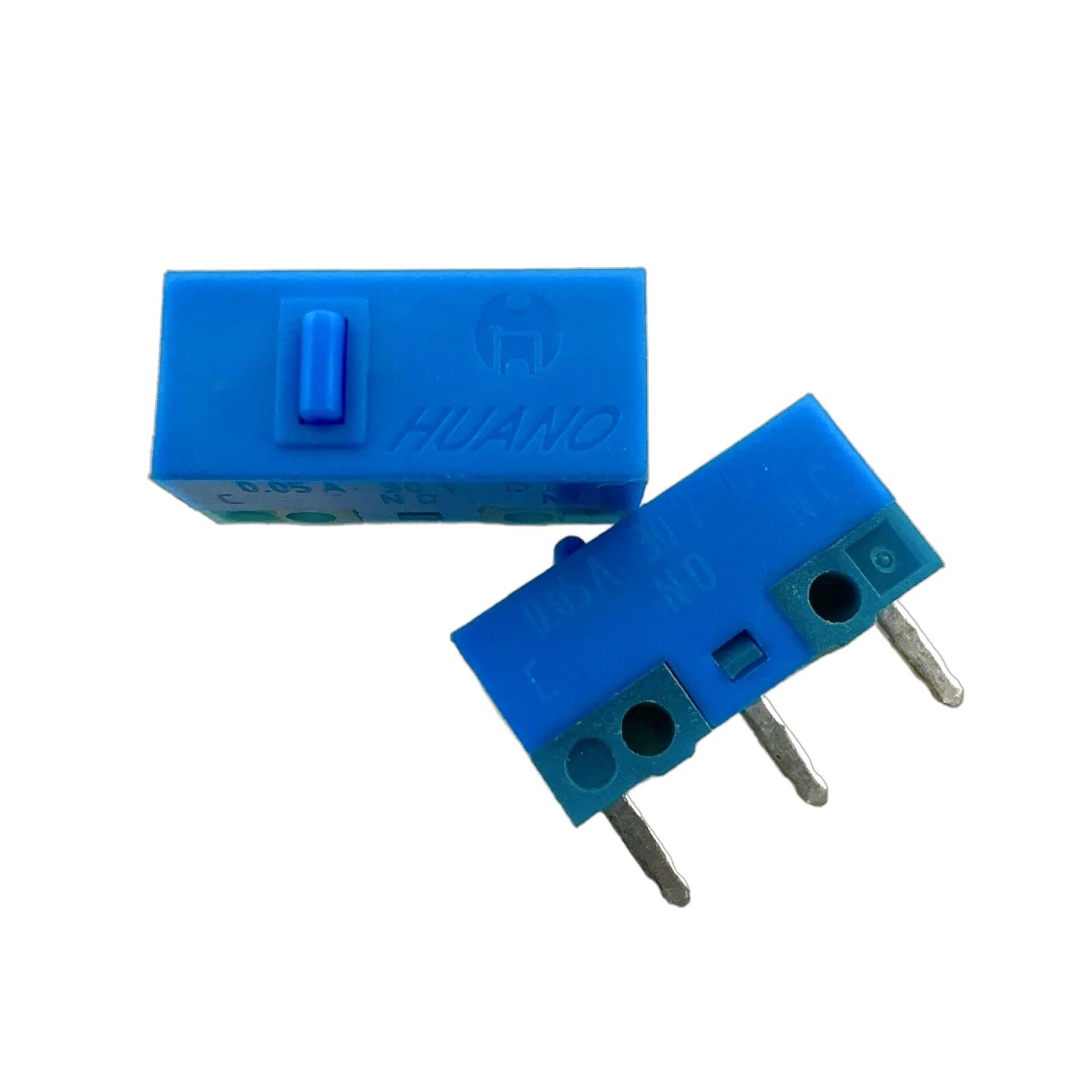 Huano Blue Dot Blue Shell Mouse Micro Switch 50 Million Clicks (4 Pcs) US Stock