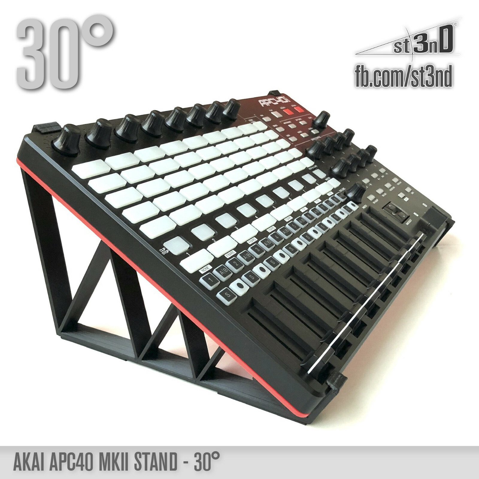 AKAI APC40 MK2 (MKII) STAND - 30 degrees - 3D printed- 100% Buyers Satisfaction
