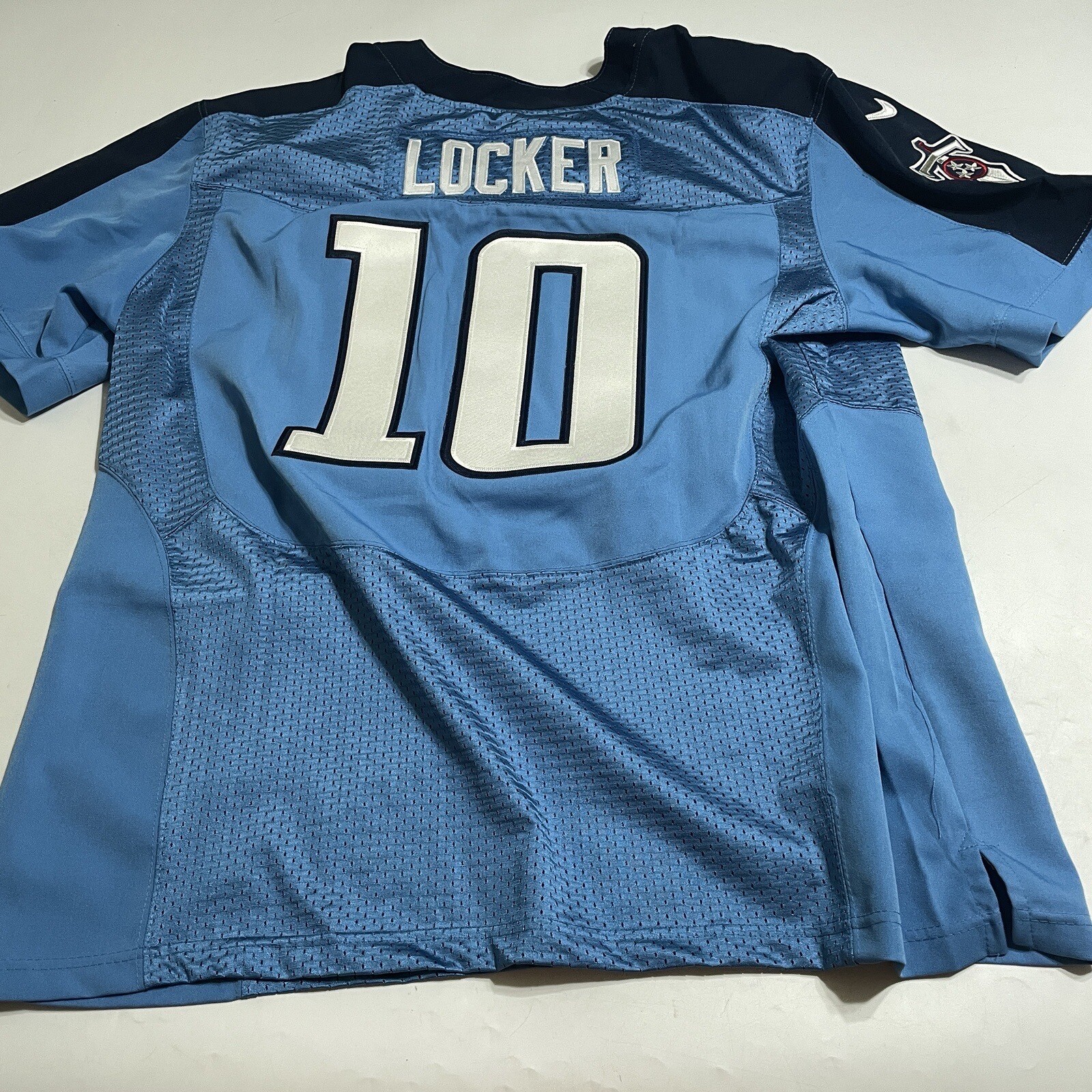 Jake Locker Tennessee Titans Nike NFL On Field Stitched Jersey Size 52