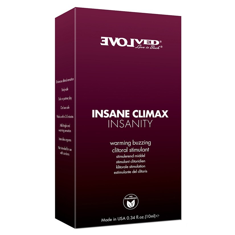 Evolved Insane Clit Climax Insanity Gel - 0.34oz