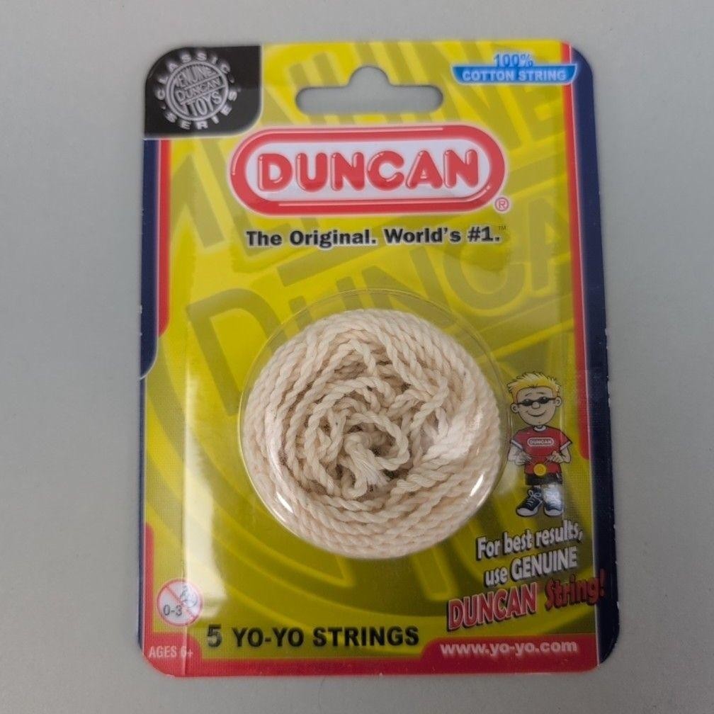 Duncan Yo-Yo Strings 5 Pack 100% Cotton Replacement Toy Accessory White New