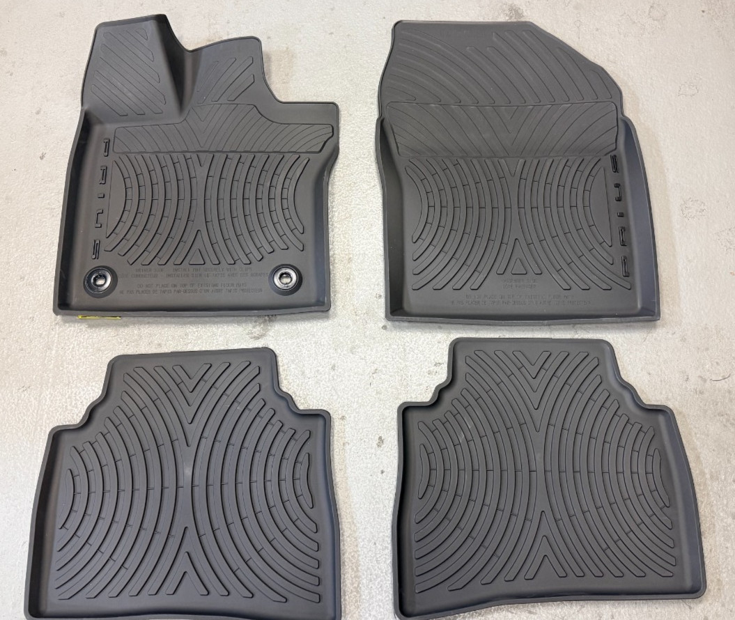 TOYOTA PRIUS PHEV/PRIME 2023-2027 4 PCS BLACK ALL WEATHER LINERS PT908-37230-20