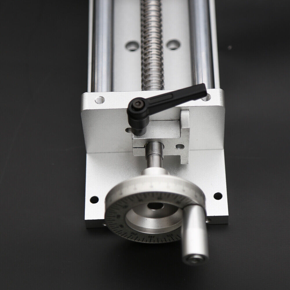 Linear Rail Slide Stage Actuator Table Manual Cross Sliding Table CNC Mill 200MM