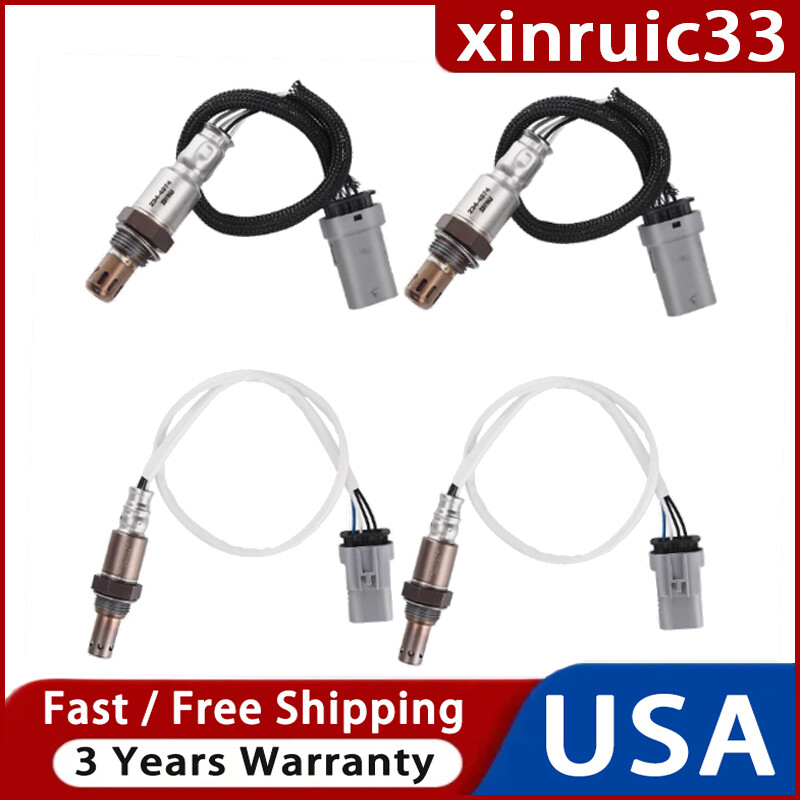 4PCS Oxygen O2 Sensor For 2014-2017 Chevrolet Silverado 1500 4.3L 5.3L 6.2L US