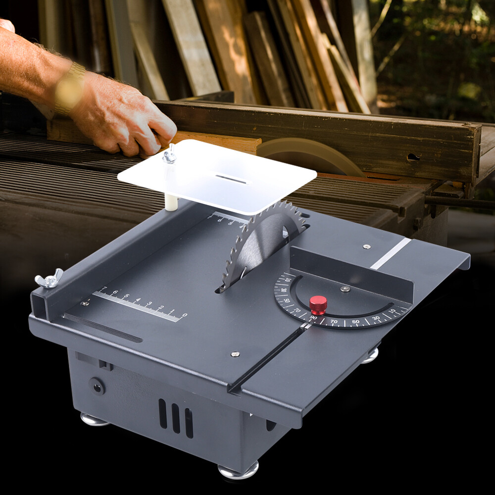 Mini Table Saw Electric Precision Bench Saw Small Woodworking Cutting Tool DIY