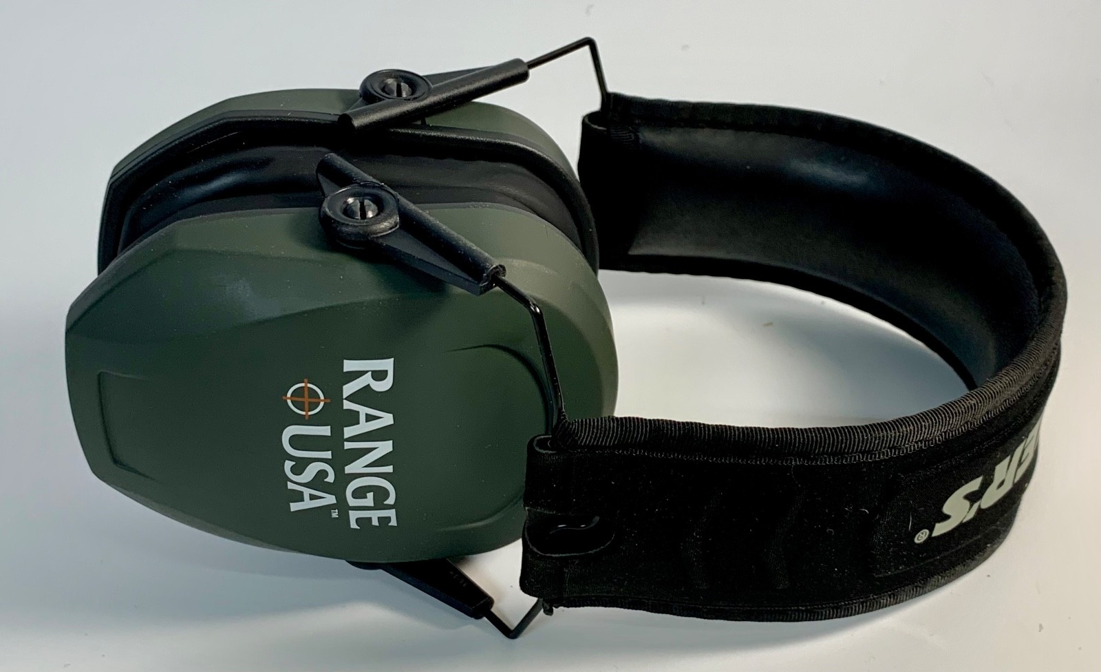 Range USA Earmuff Green Shooting Range Noise Protection Headphones Adjustable