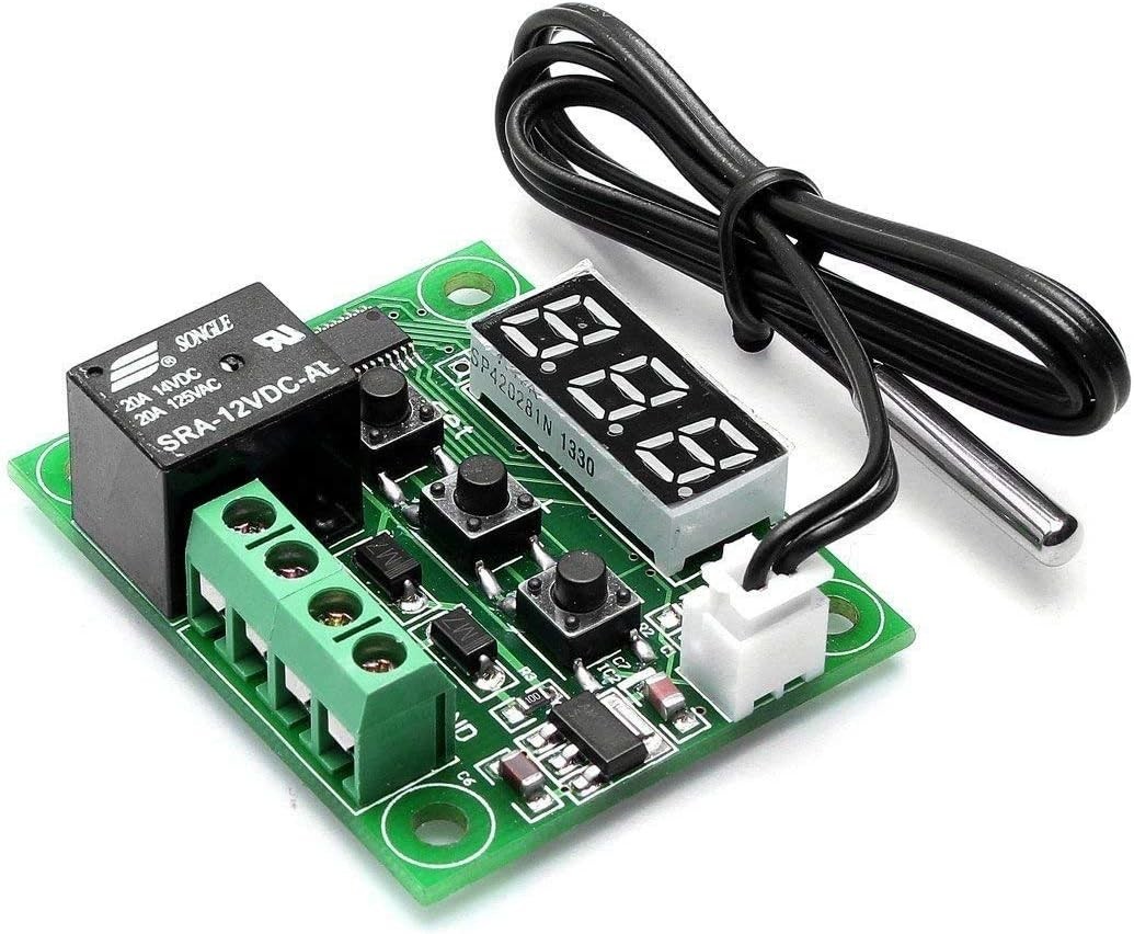 Precision Digital Temperature Control Module W1209 with 10A Relay for Durability