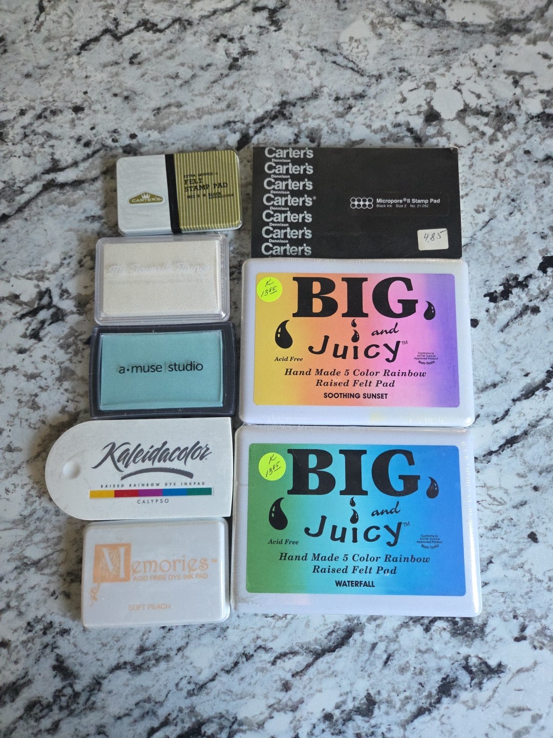 Ink Pad Lot Of 8 Unopened/new Pads