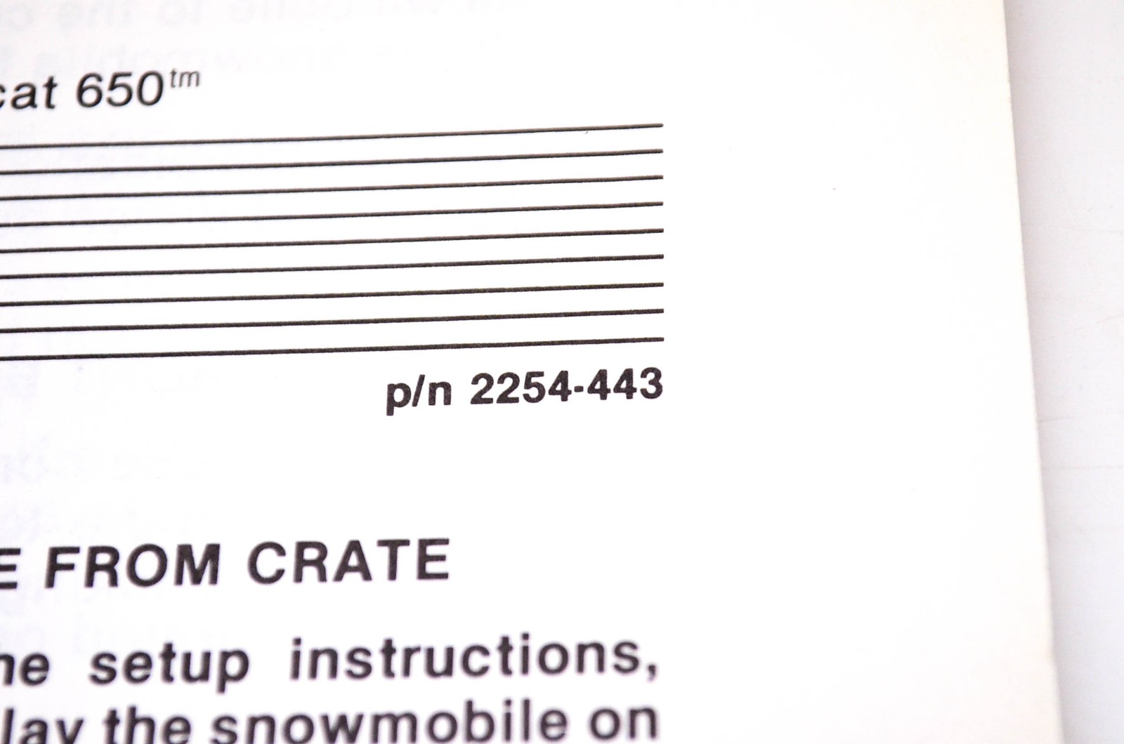 Arctco Setup & Predelivery Instructions 1988 AFS Models