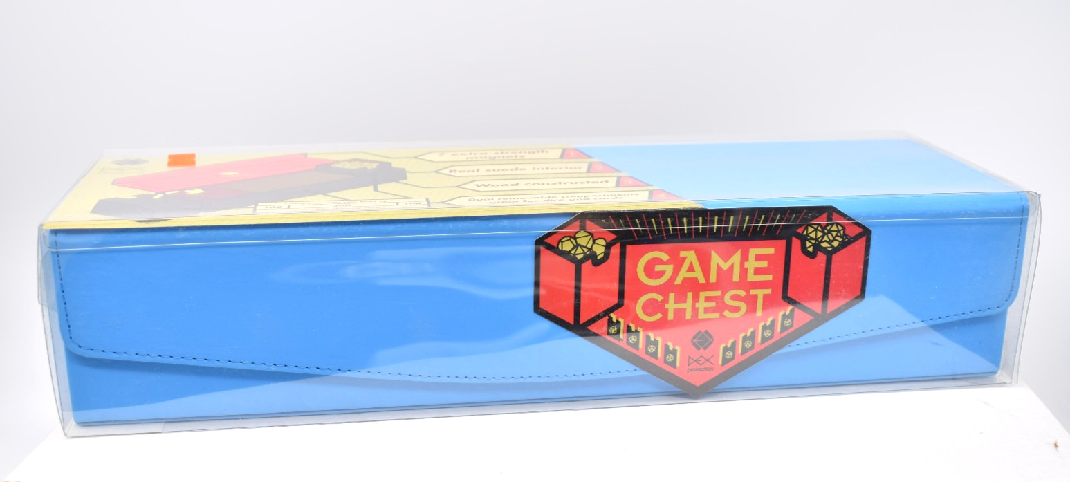 Dex Protection: Game Chest - Card / Deck Storage Box  Blue - NEW DEXGC002