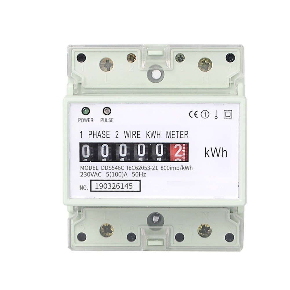 230V Wattmeter Digital Meter 5A 100A for Safe Electrical Systems