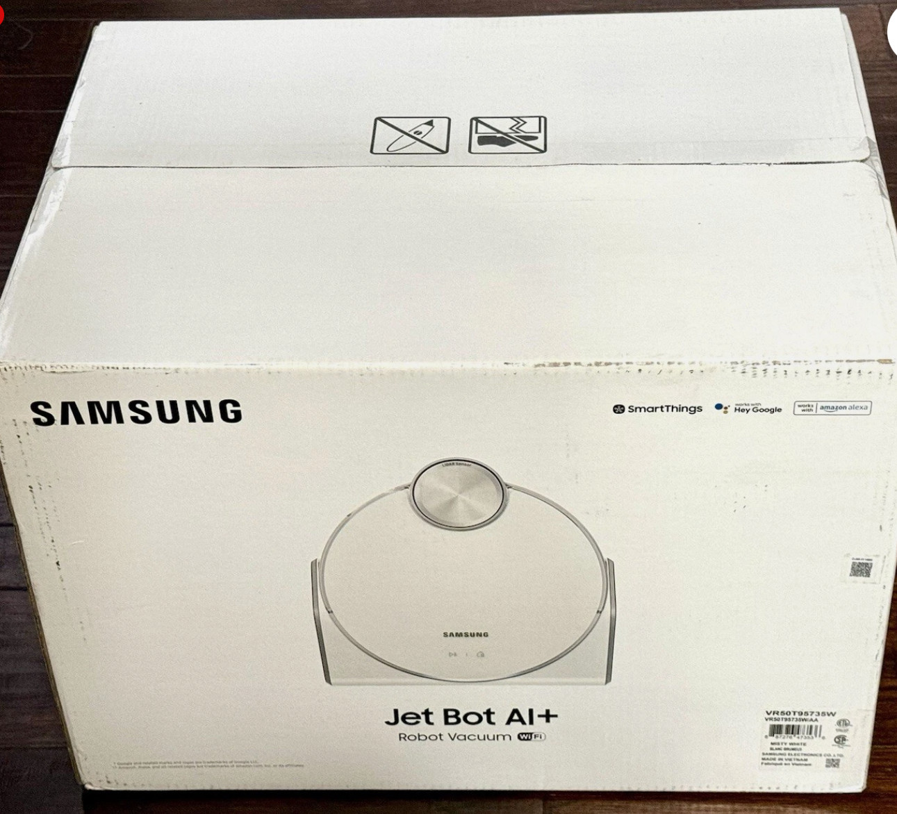 NEW & SEALED -Samsung Jet Bot AI+ Robotic Vacuum Cleaner w/ Object Recognition