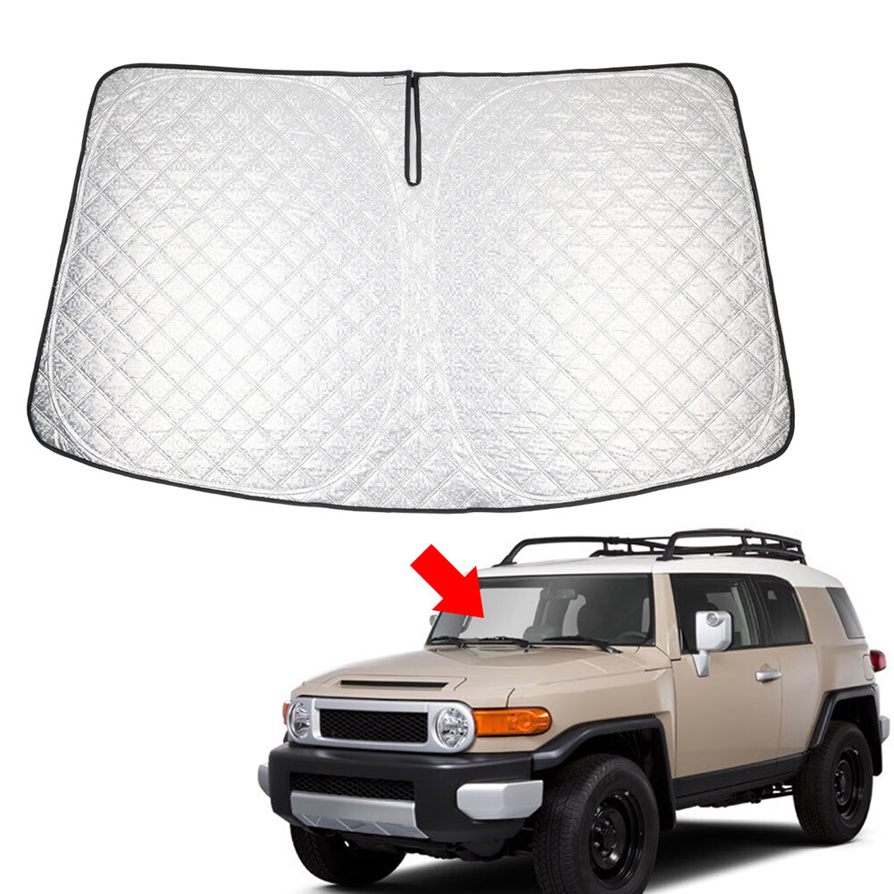 Car Foldable Windshield Sun Shade For Toyota FJ Cruiser Sport Utility 2007-2014