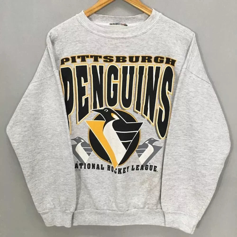 Vintage 90s Pittsburgh Penguins NHL Hockey Sweatshirt Men Women S-5XL KV4878