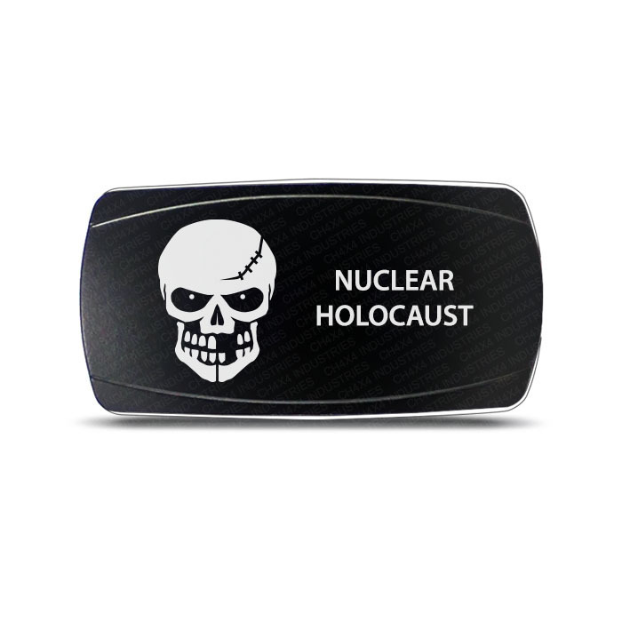 CH4X4 Rocker Switch Military Nuclear Holocaust Symbol