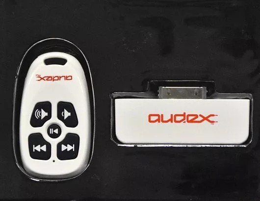 Burton Audex Radio Frequency RF ipod Remote Control Receiver - White