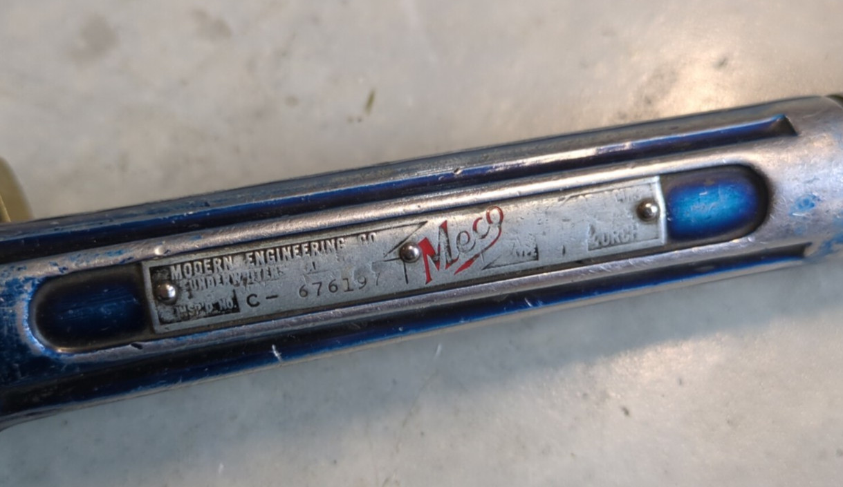 Vintage Meco Weldmaster Oxy-Acetylene Welding Torch Handle & Tip