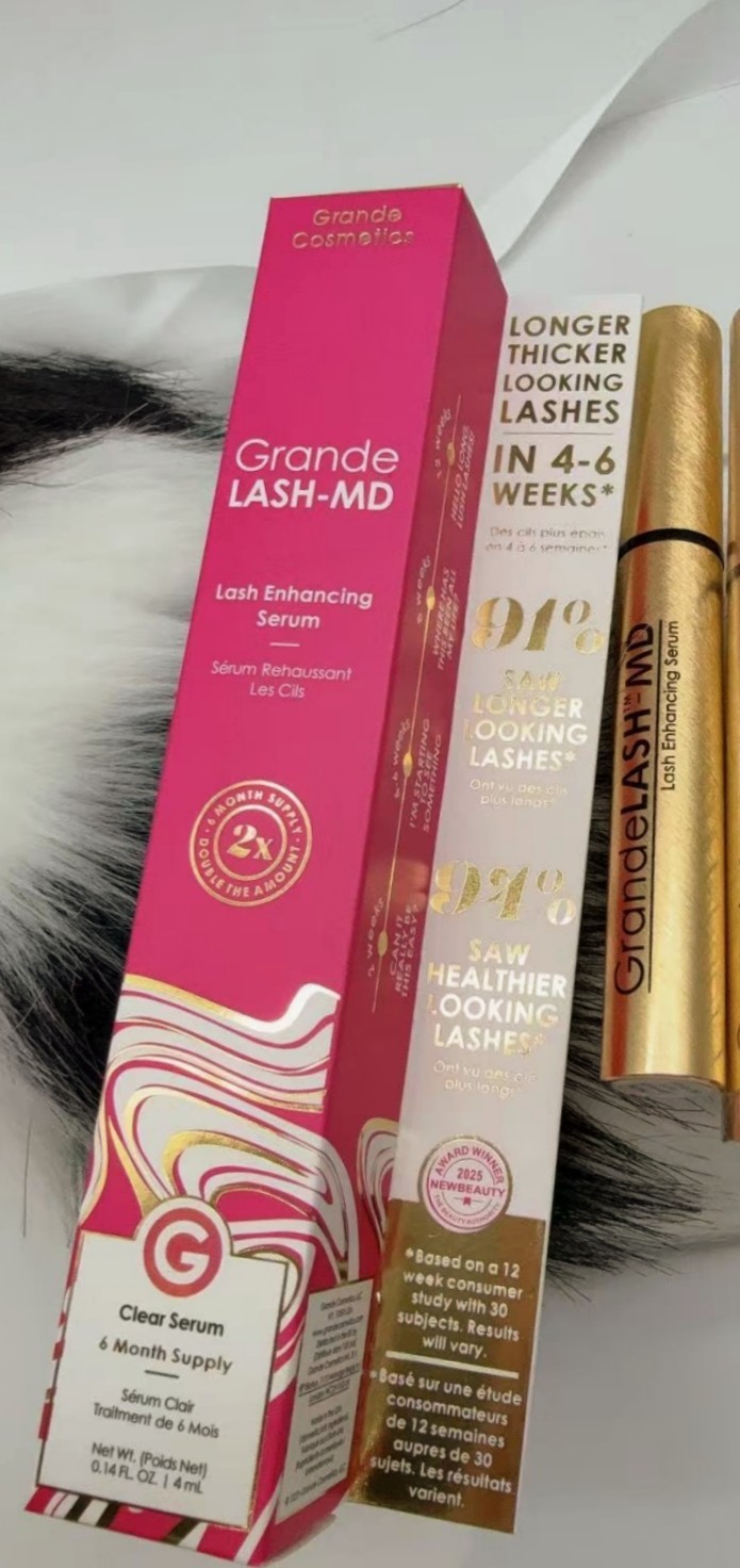 Grande LASH-MD Lash Enhancing Serum 0.14 oz 4 ml 6 Month Supply,EXP 01/28,Sealed