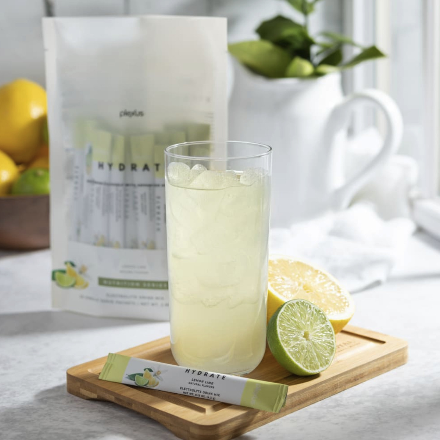 Plexus Hydrate® Lemon Lime Electrolyte Drink Mix 20 Packs 05/2027 NEW