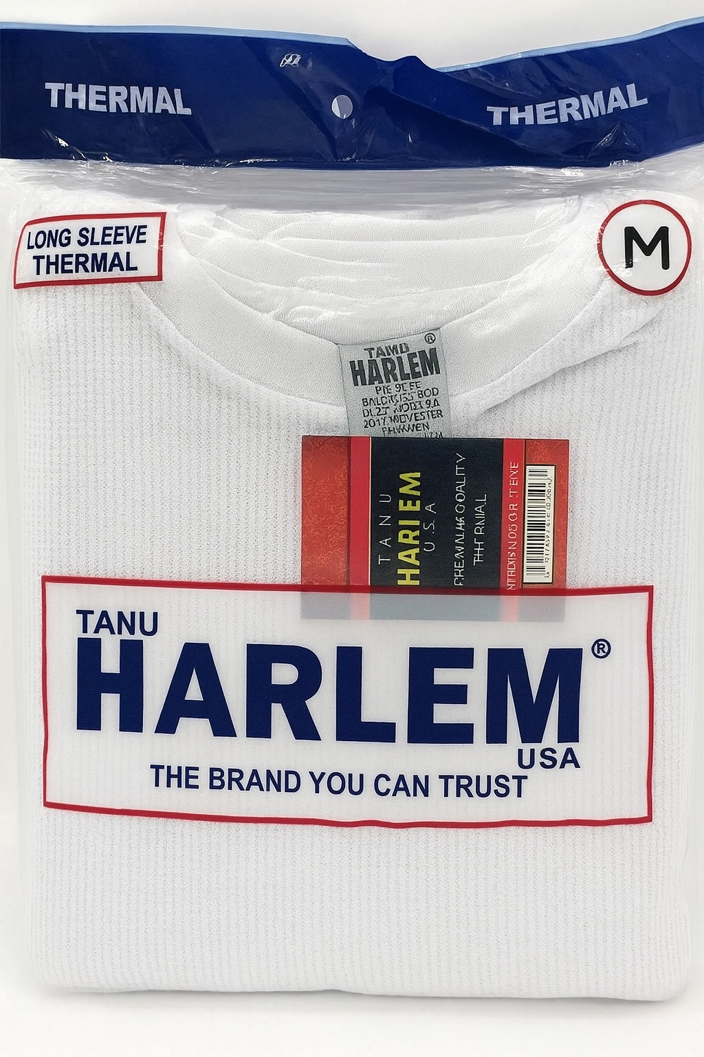 Thermal Men’s Shirts Harlem Long Sleeve – Size M (1 Black + 1 White) | $29.99