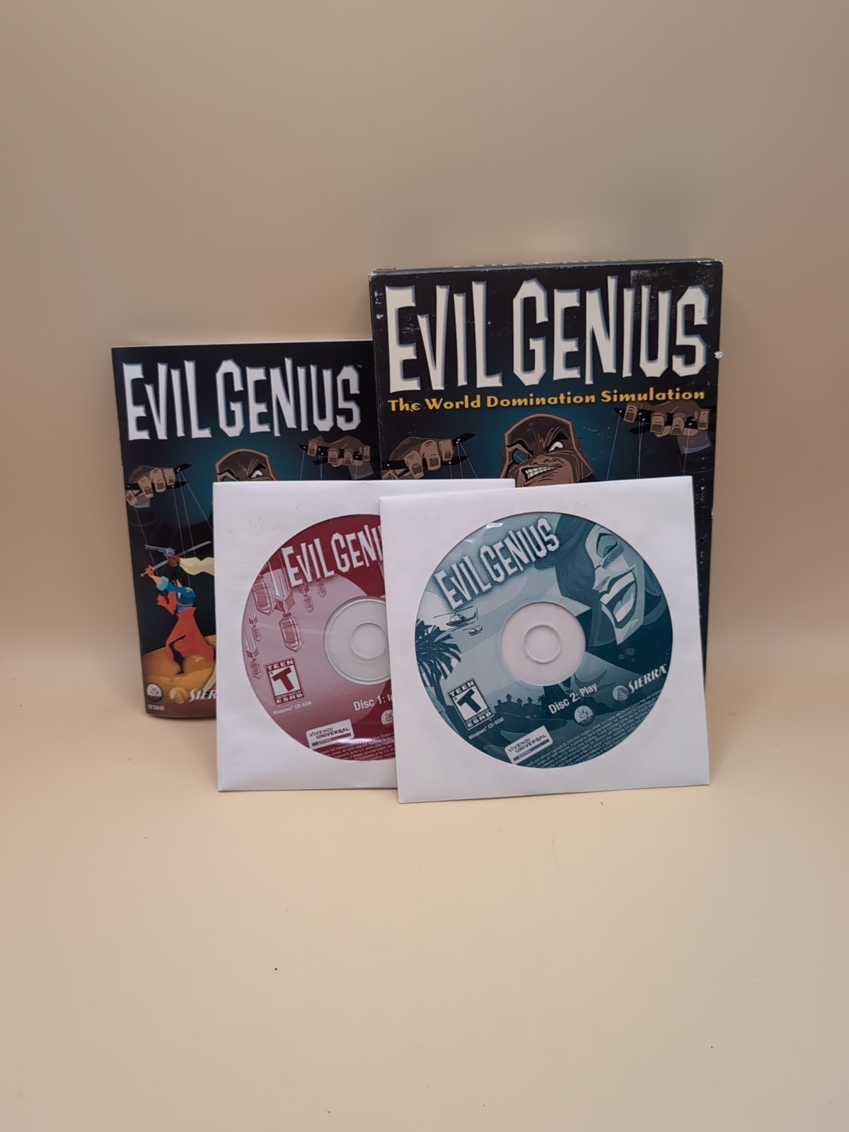 Evil Genius PRIMA'S Official video game Guide, With PC Cd-Rom Game