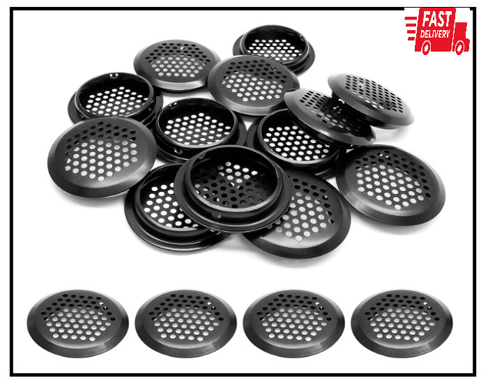 20pcs 2 Inch (53mm) Air Vents, Stainless Steel Circular Soffit Vent, Round Me...