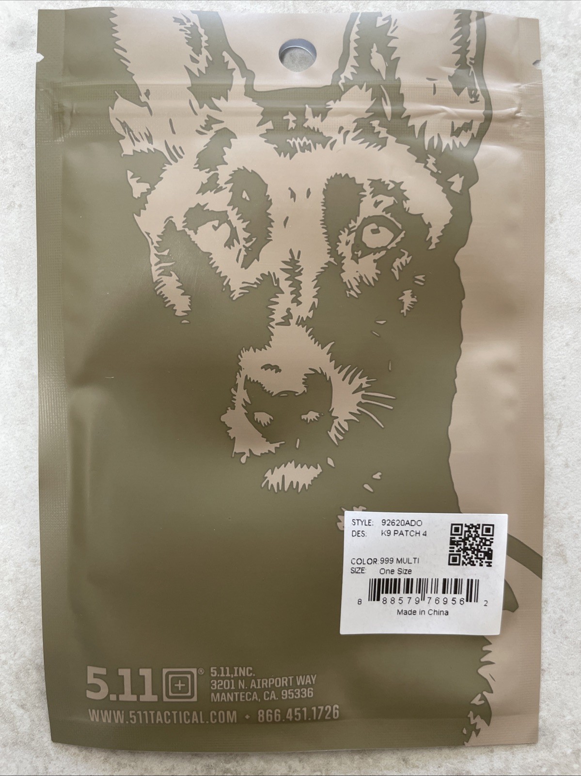 5.11 TACTICAL K9 OPERATIVES LABRADOR RETRIEVER PATCH K9 OPS K9 PATCH 4 POLICE FD