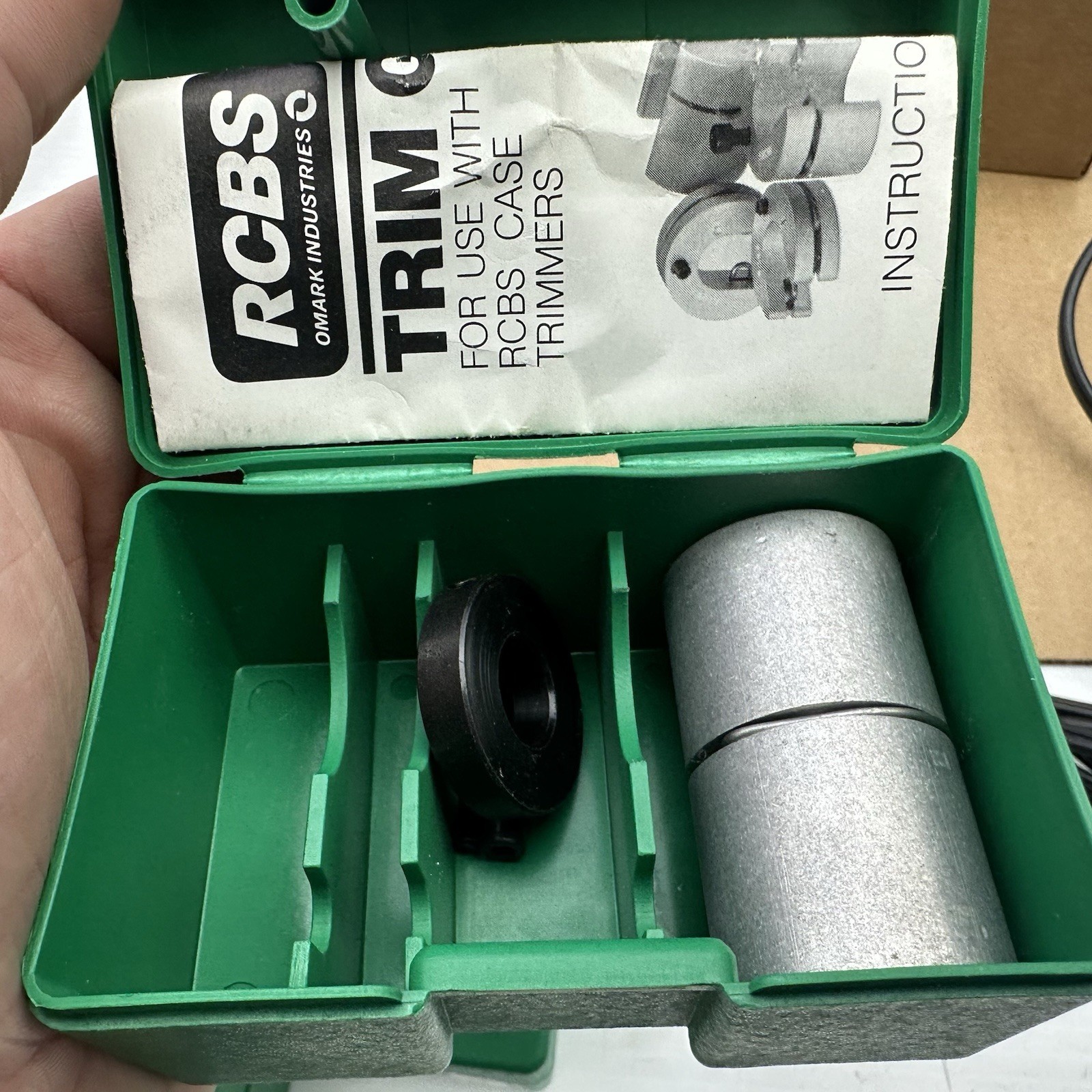 RCBS TRIM GAUGES SET OF 5 With Cases FOR RCBS CASE TRIMMER #1 #2 #3 #4 #6 USA