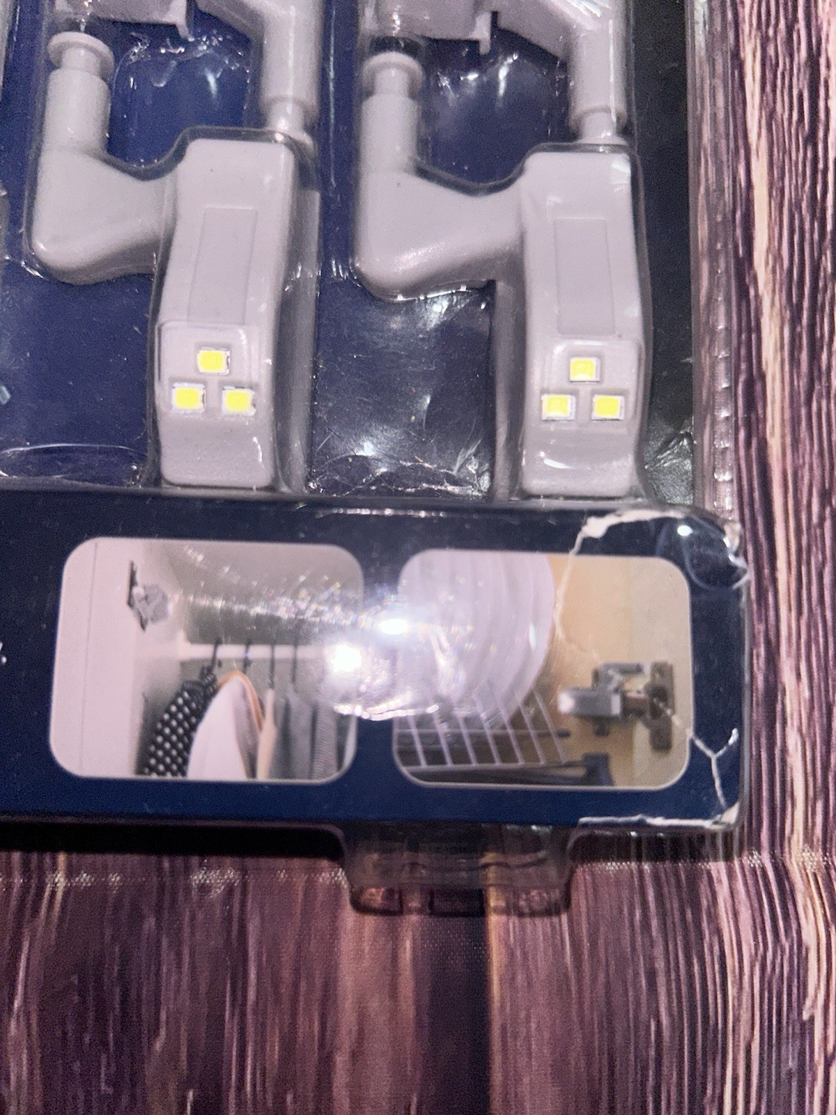 6 Pack articulated LED sensor lights For Cabinets Or Drawers