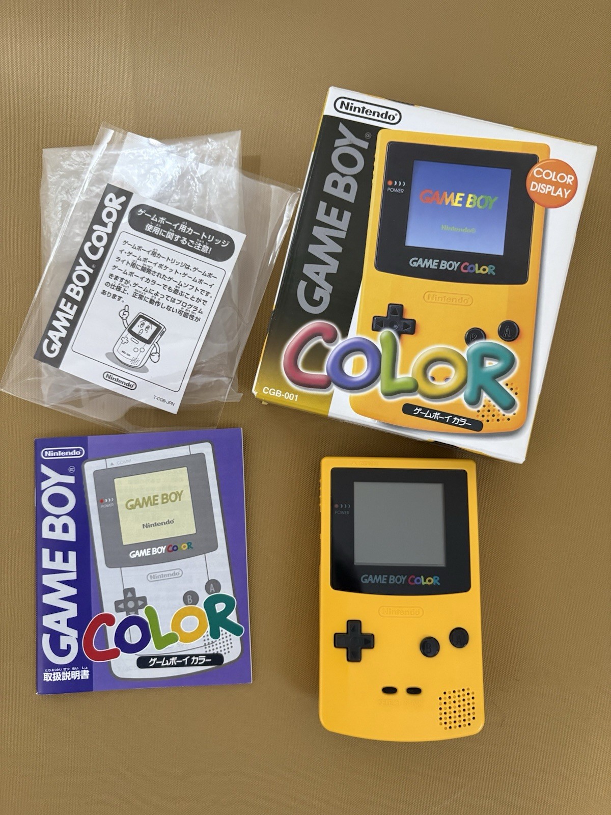 Nintendo Game Boy Color Handheld System - Yellow
