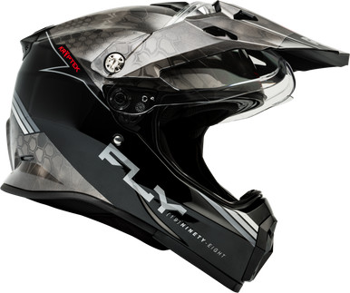 FLY RACING Trekker Kryptek Conceal Helmet - black/grey/white