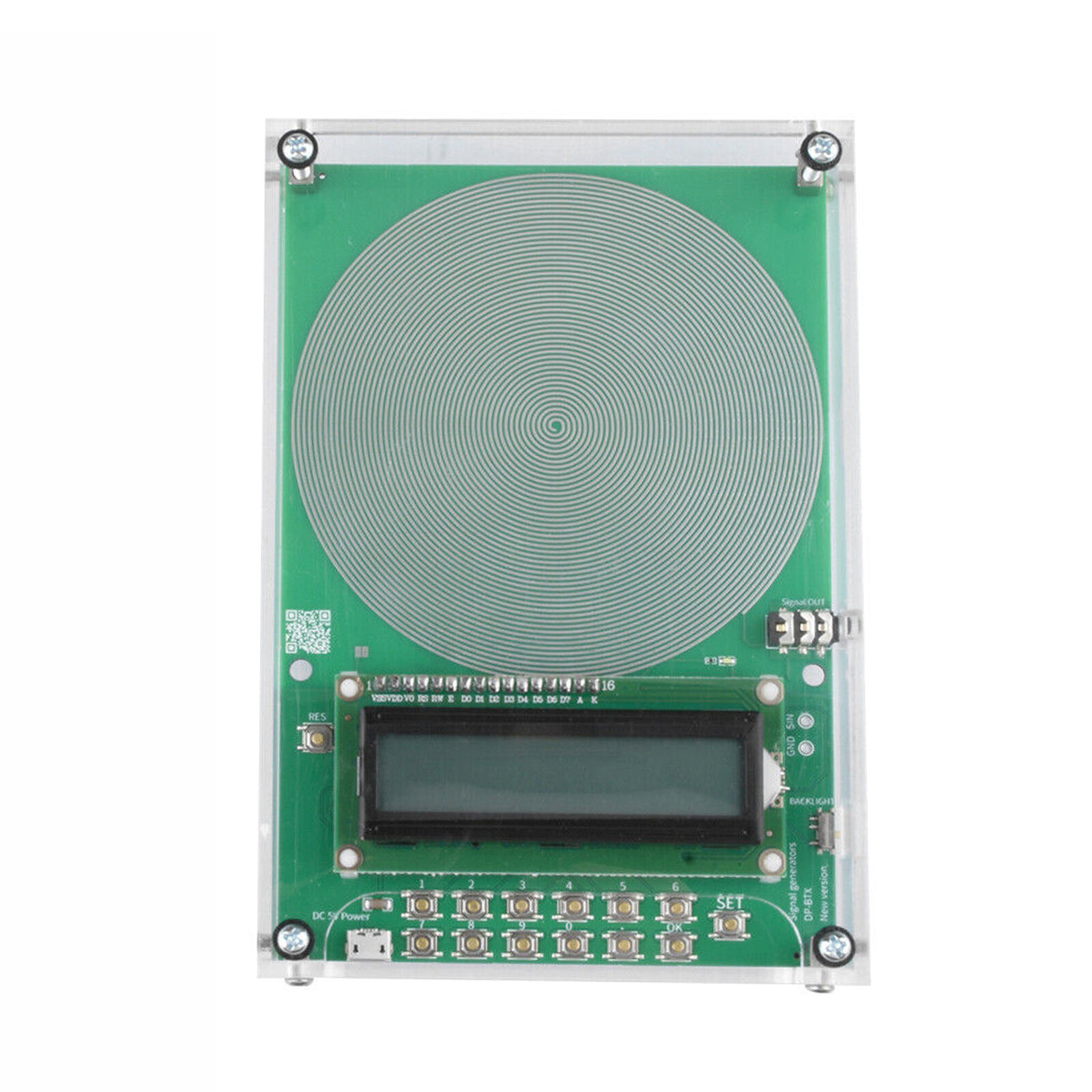 Adjustable 0.1HZ-30KHZ Schumann Wave Frequency Pulse Generator Multi-mode US