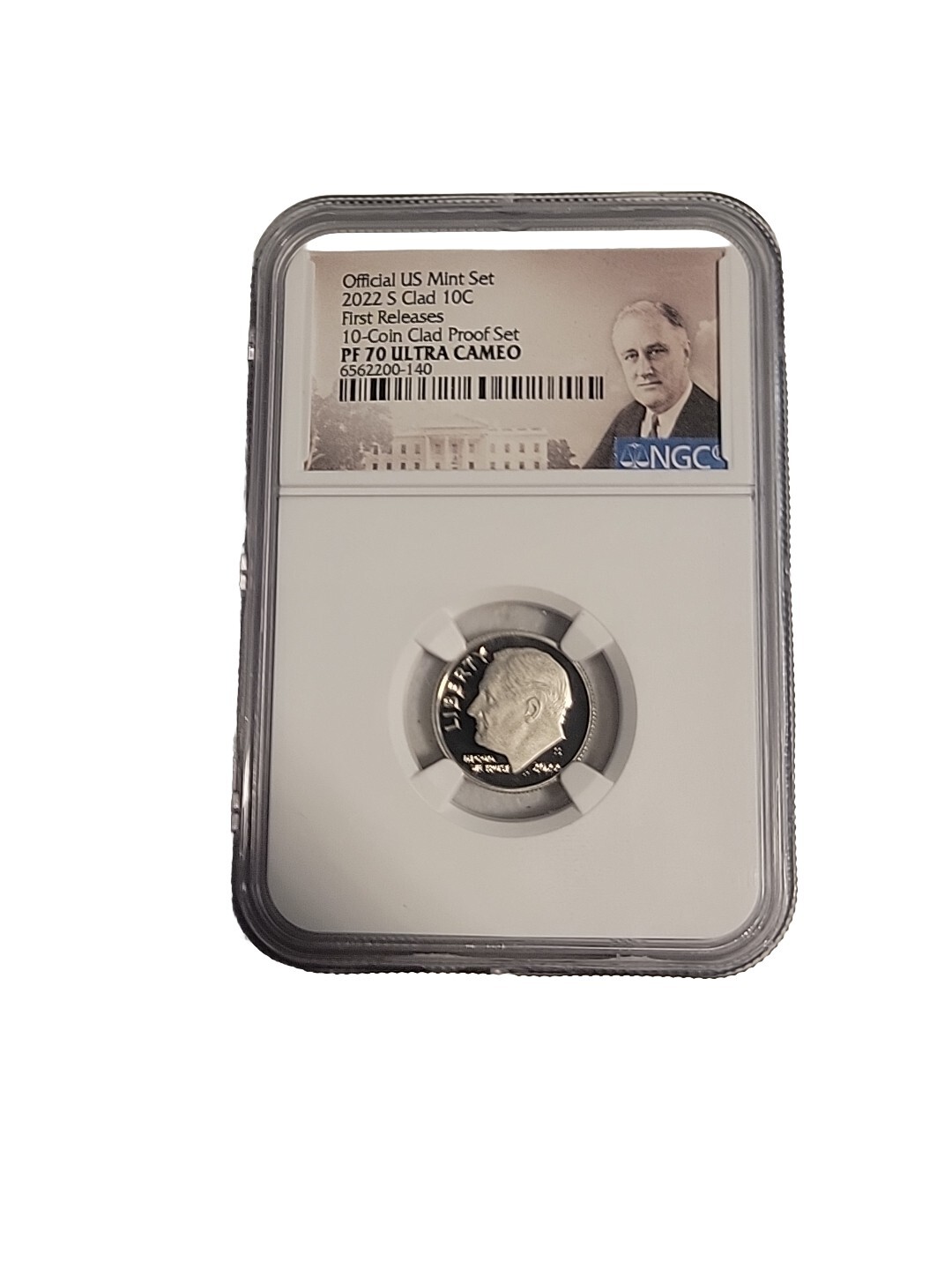2022 S CLAD ROOSEVELT DIME 10C NGC PF 70 ULTRA CAMEO FIRST RELEASE