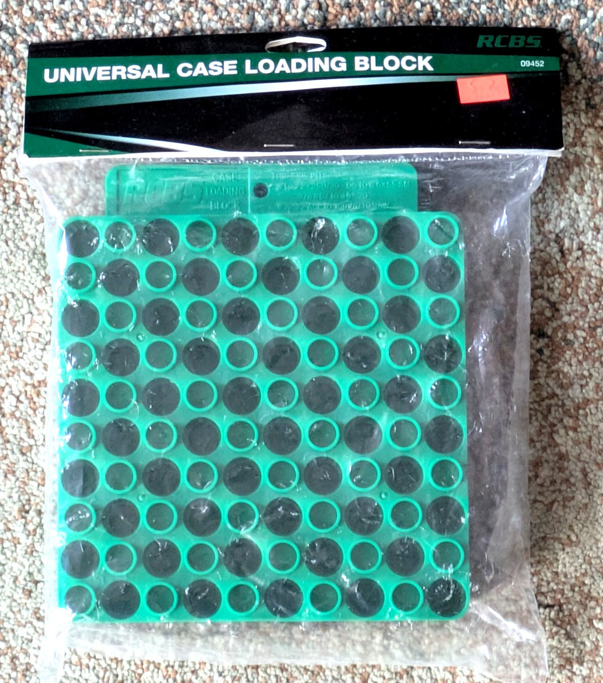 RCBS Universal Case Loading Block;  Brand New;  09452;  Holds 50 Cases; 9452