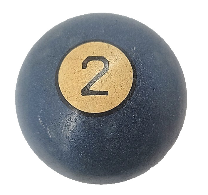 Vintage Clay Billiard Ball #2