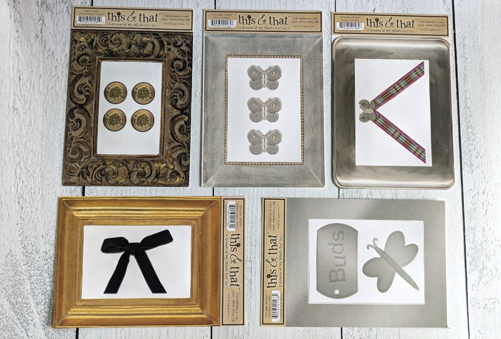 This & That Tags and Things Paper Frames Mind`s Eye Inc. Lot