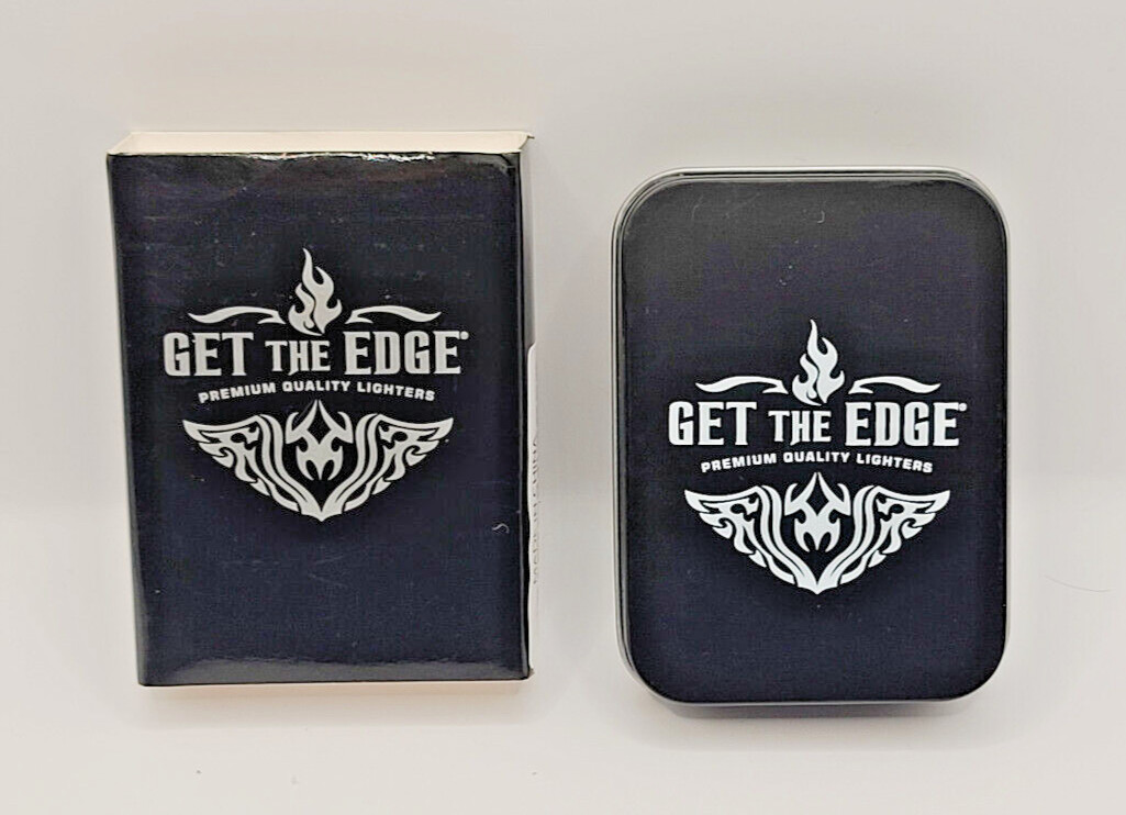 Get The Edge Premium Lighter Free Masons Engraved NIP