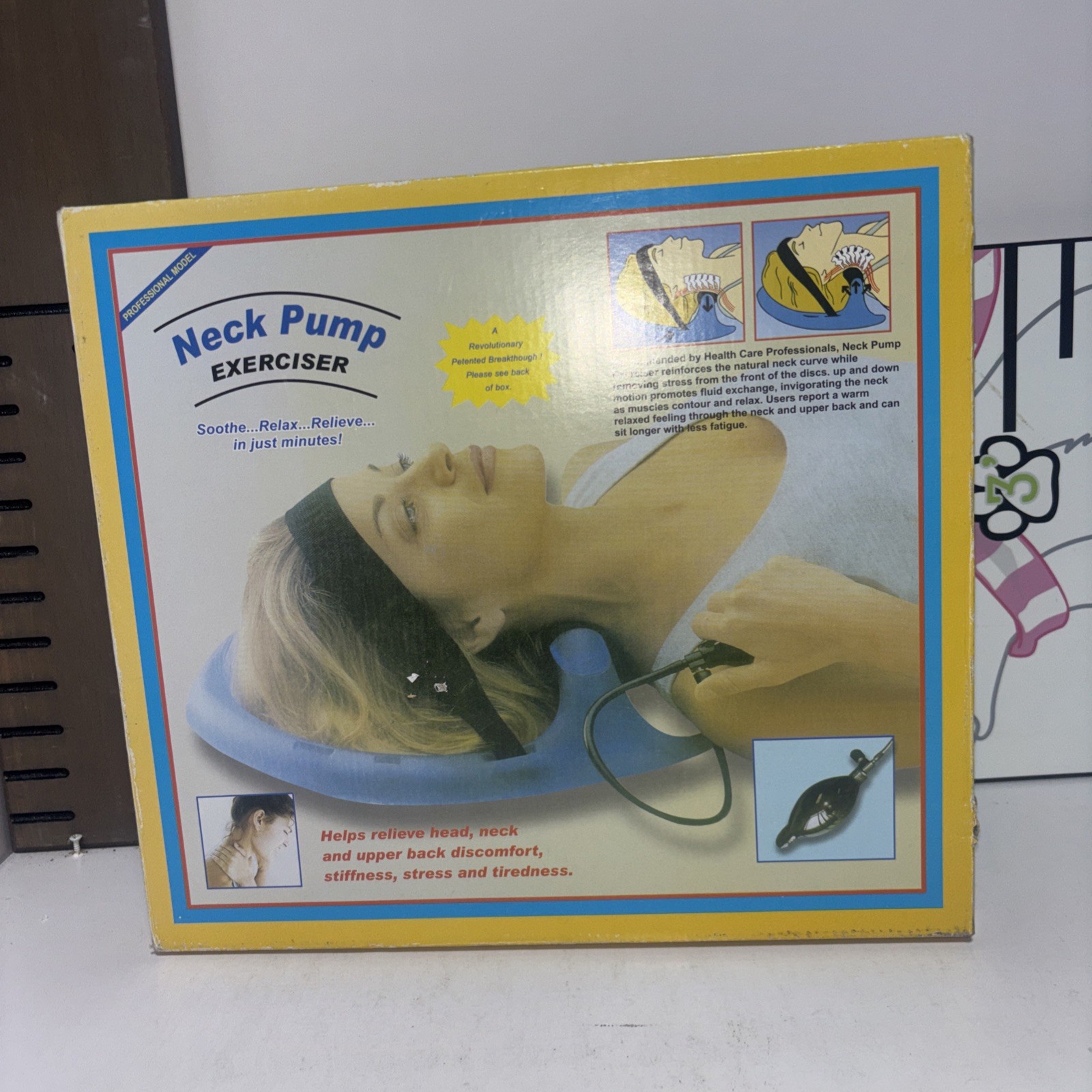 Neck Pump Exerciser Professional Model Posture Pump Neck Cervical Disc Pain