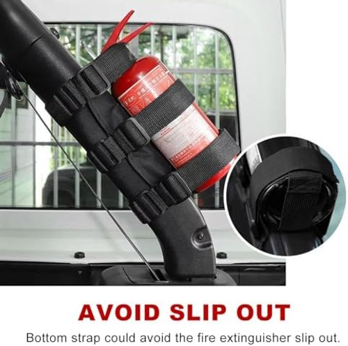 Ohleats Roll Bar Fire Extinguisher Holder, Adjustable Fire Extinguisher Mount...